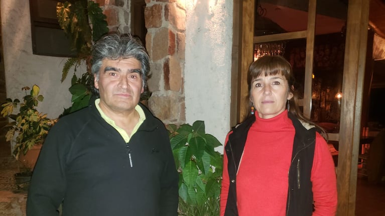 Fernando Guardia y Natalia Lescano, padres de las víctimas. Foto: Julieta Pelayo/ElDoce.