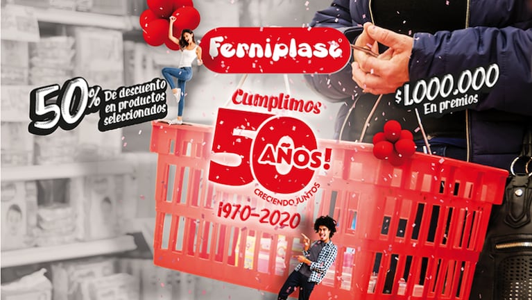 Ferniplast cumple 50 años y se sortearon 6 órdenes de compra