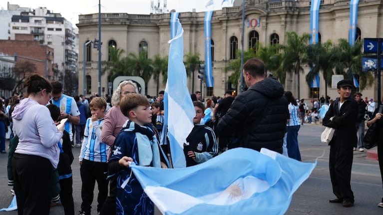 Festejos en Córdoba por la Selección (Foto: Giuliana Brarda)