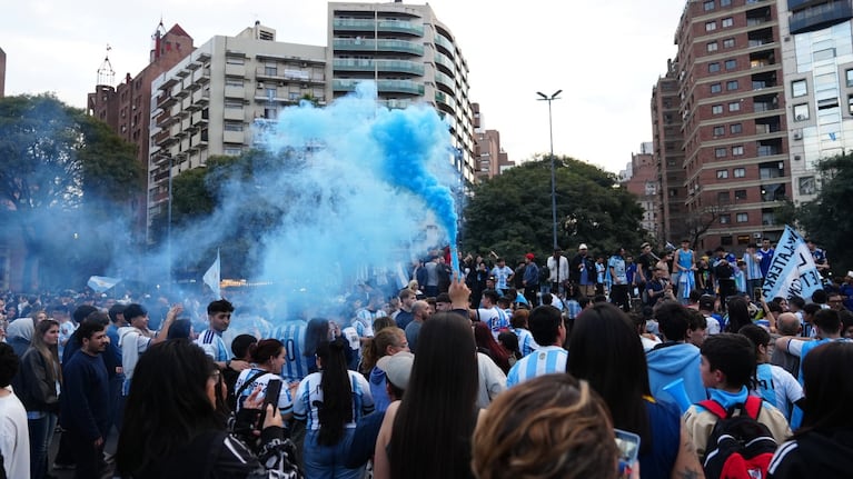 Festejos en Córdoba por la Selección (Foto: Giuliana Brarda)