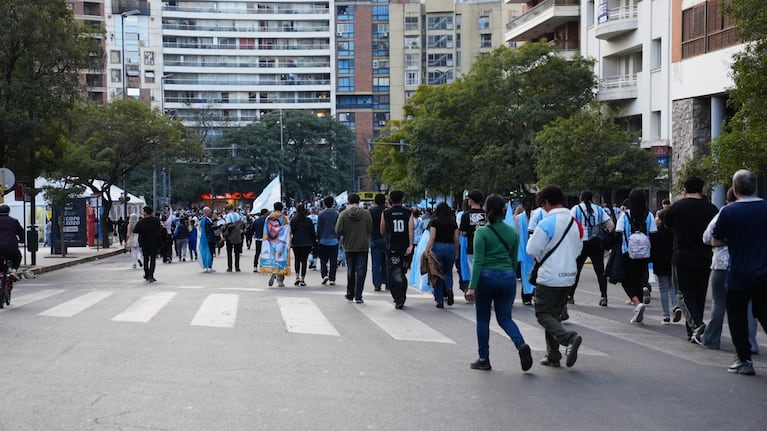 Festejos en Córdoba por la Selección (Foto: Giuliana Brarda)