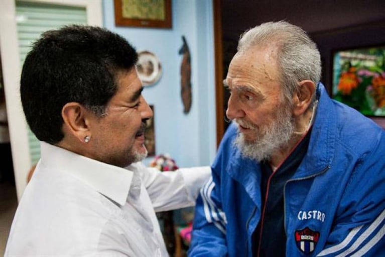 Fidel Castro, según Macri, Cristina, Francisco y Maradona