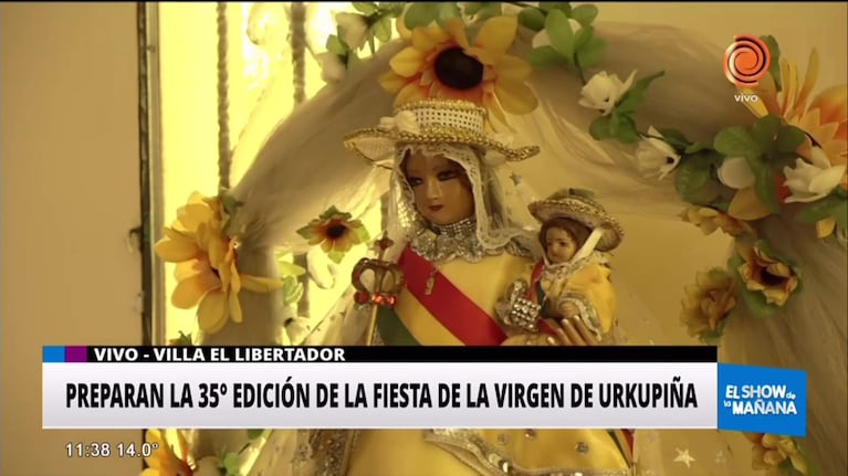 Fiesta de la Virgen de Urkupiña en Villa El Libertador