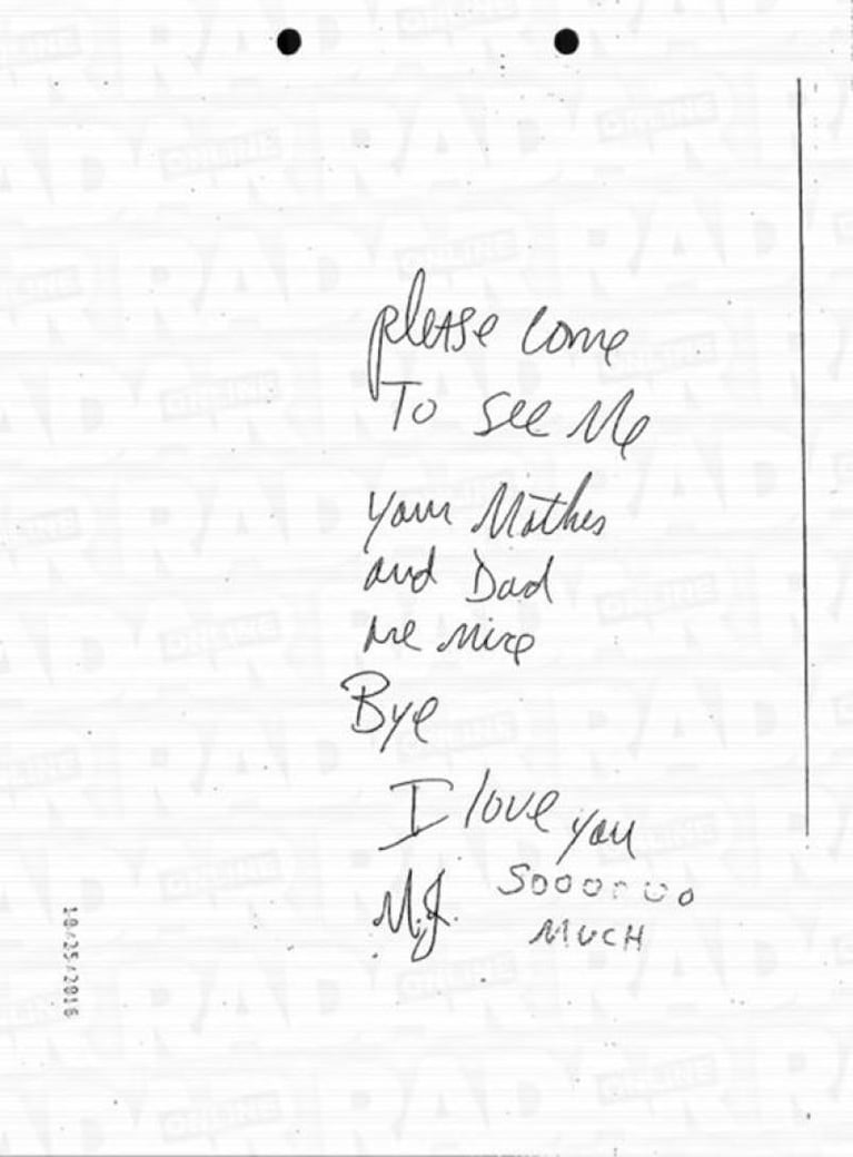 Filtran perversas cartas de amor de Michael Jackson a una menor