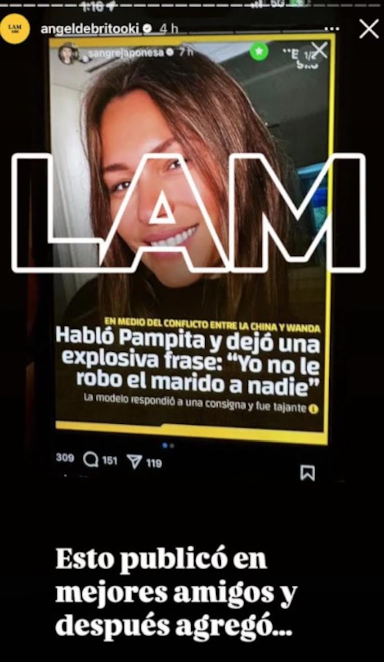 Filtraron el fulminante descargo de la China Suárez sobre Pampita por decir que no roba maridos