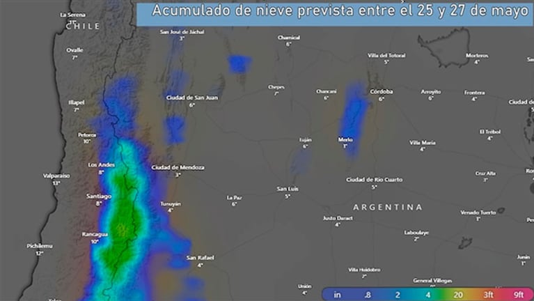 Finde invernal: se esperan lloviznas y mínimas que rozarán los 0 grados en Córdoba