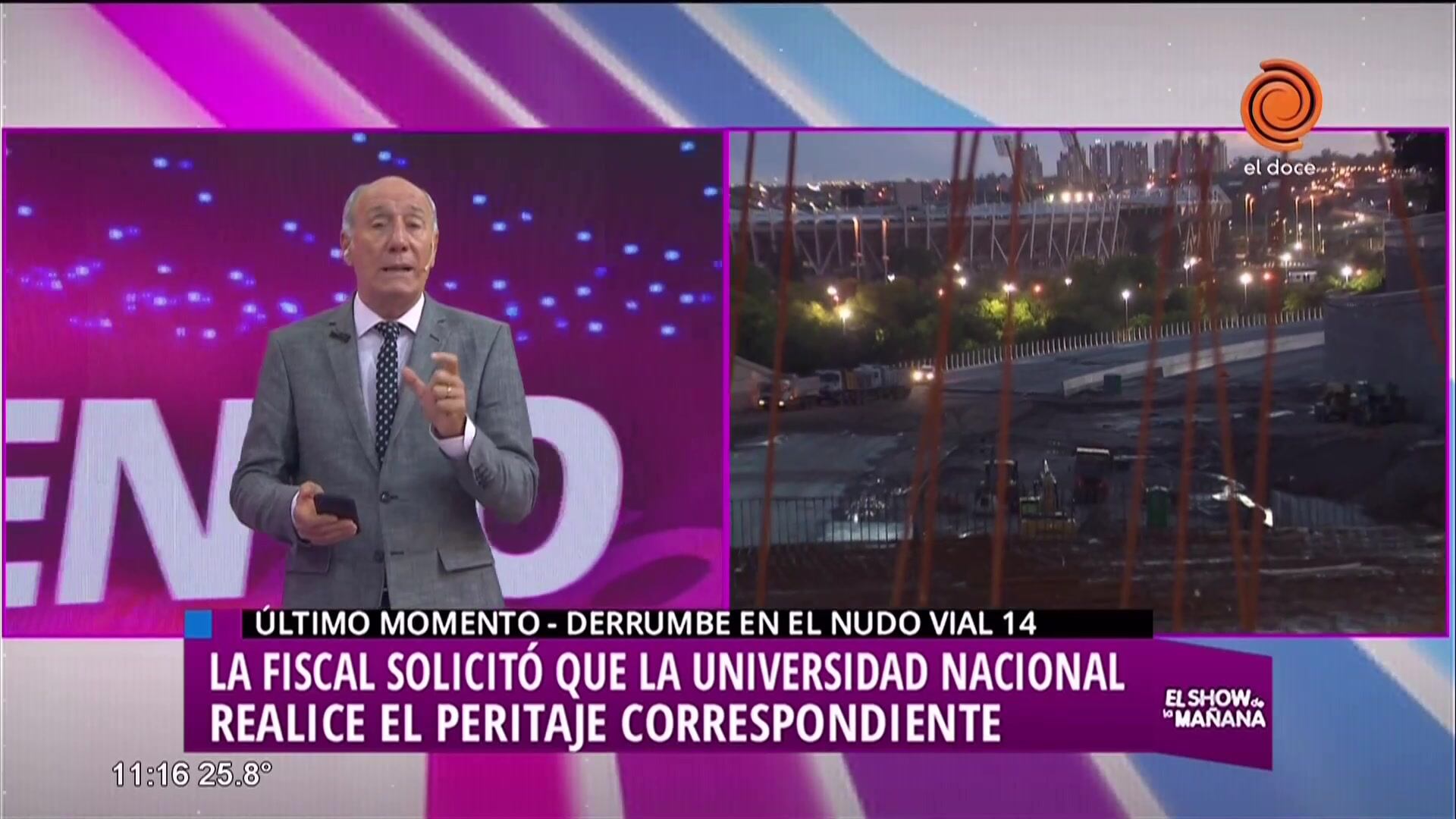 Fiscal ordena peritaje por los desmoronamientos