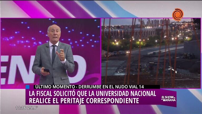 Fiscal ordena peritaje por los desmoronamientos