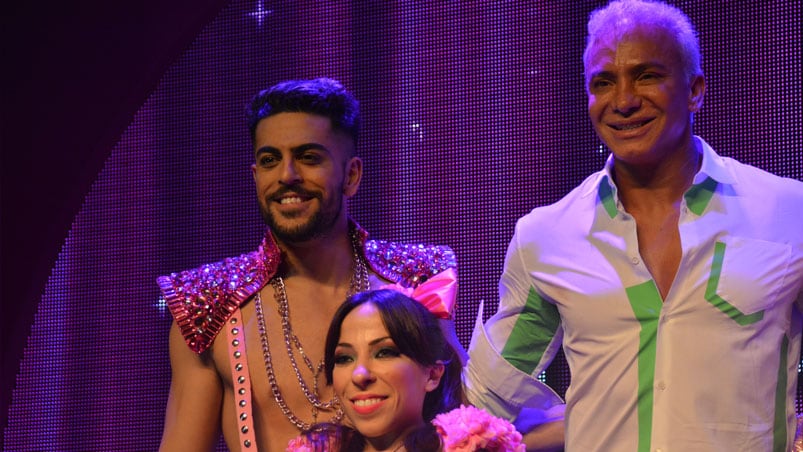 Flavio Mendoza acompañó a su amiga Noelia en el estreno. Fotos: Maxi López.