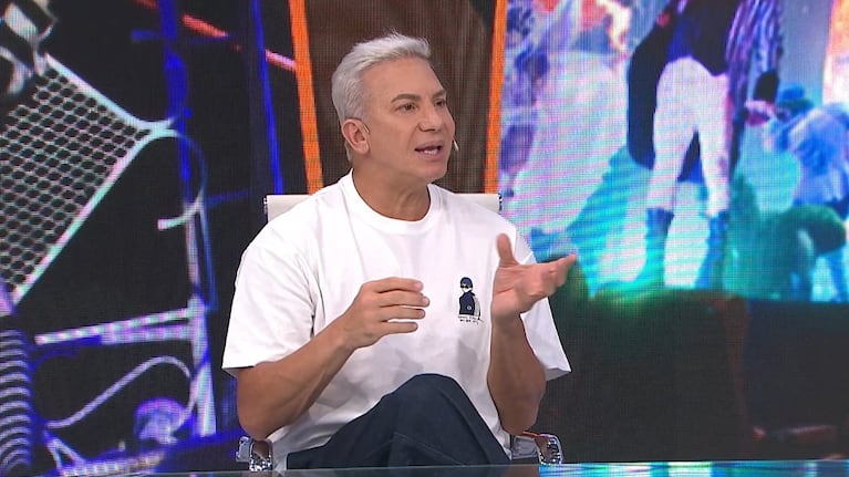 Flavio Mendoza en el piso de Telenoche.