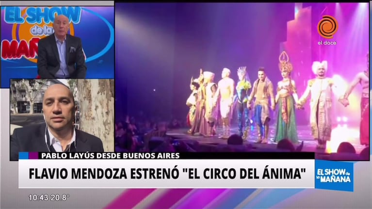 Flavio Mendoza estrenó el Circo del Ánima