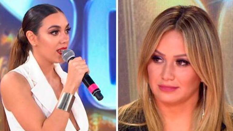 Floppy y Karina, otra vez cara a cara en medio del Cantando.