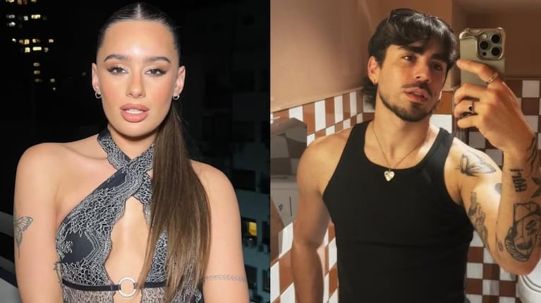Flor Jazmín Peña y Agustín Franzoni fueron novios.