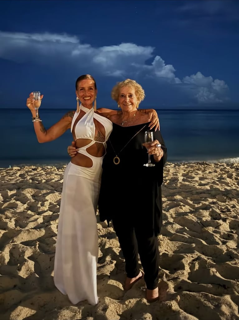 Flor Peña con su mamá. (Imagen: Instagram Flor Peña).