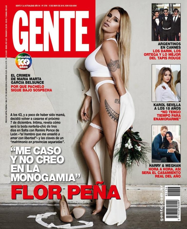 Flor Peña: "Me caso y no creo en la monogamia"