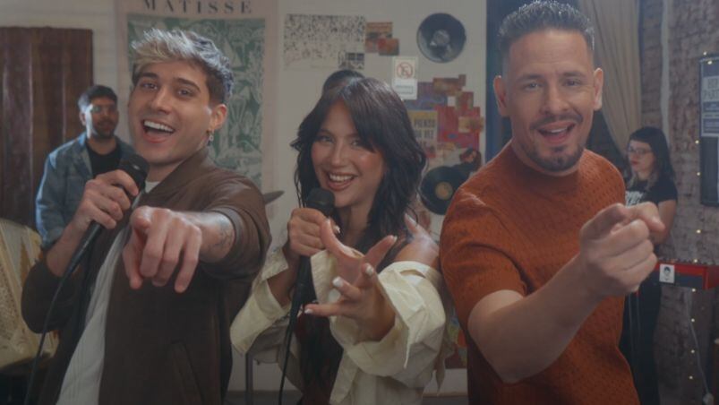 Flor vignia, Joaco Martín y Rodrigo Tapari estrenaron una nueva colaboración.