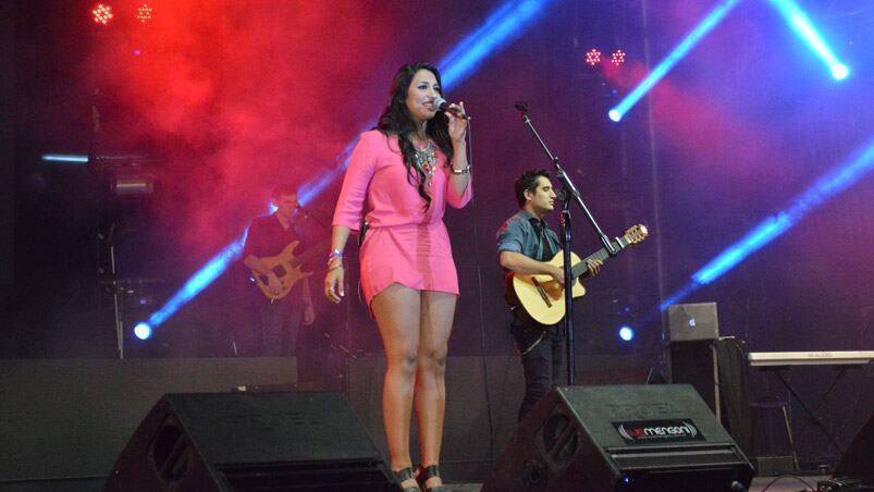 Florencia Paz cantó en la última noche. Foto: Maxi López / ElDoce.tv