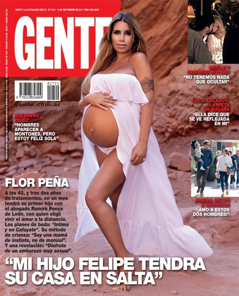 Florencia Peña: “Disfruto de un embarazo muy sexual”