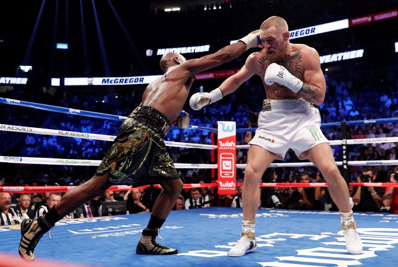 Floyd Mayweather noqueó a Conor McGregor en el combate del año.