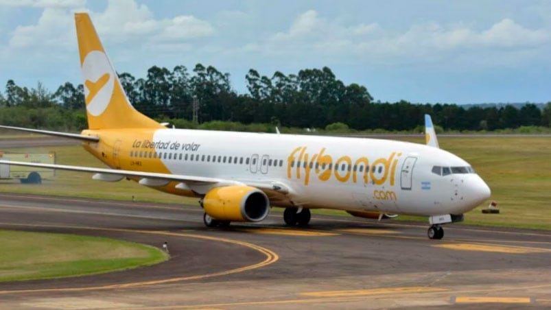 Flybondi, una de las low cost que operan en Córdoba y que solicitaban esta medida.