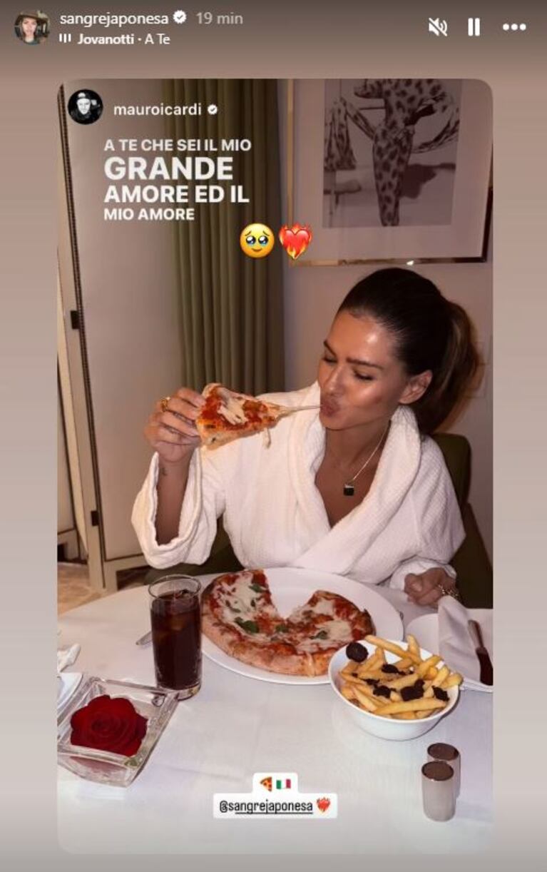 Foto: Captura de Instagram Stories (@sangrejaponesa)