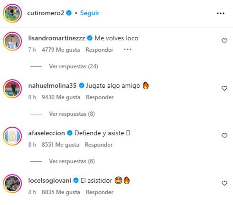 (Foto: @cutiromero2/Instagram)