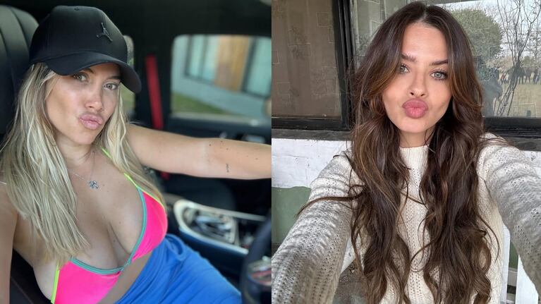Fotos: Instagram (@wanda_nara y @sangrejaponesa)