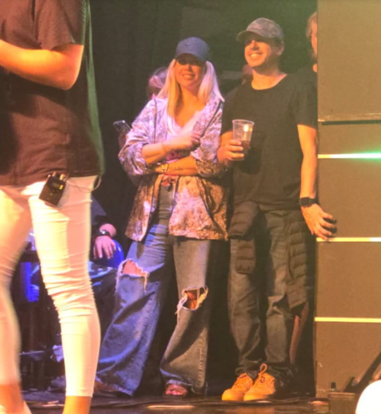 Fotos y videos: la presencia de Wanda Nara y L-Gante en el show de La Konga en Carlos Paz