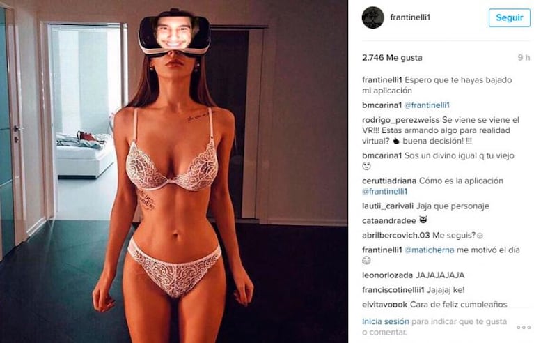 Fran Tinelli adelantó su nuevo proyecto con una foto explosiva