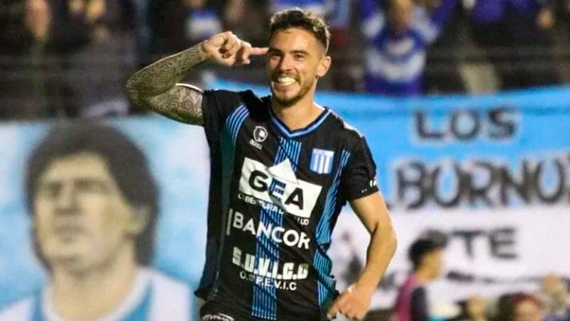 Francisco Aman marcó uno de los mejores goles del año. Foto: Prensa Racing.