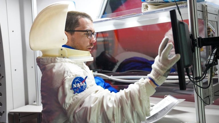 Francisco Furey en su paso por la Nasa (Foto: NASA).