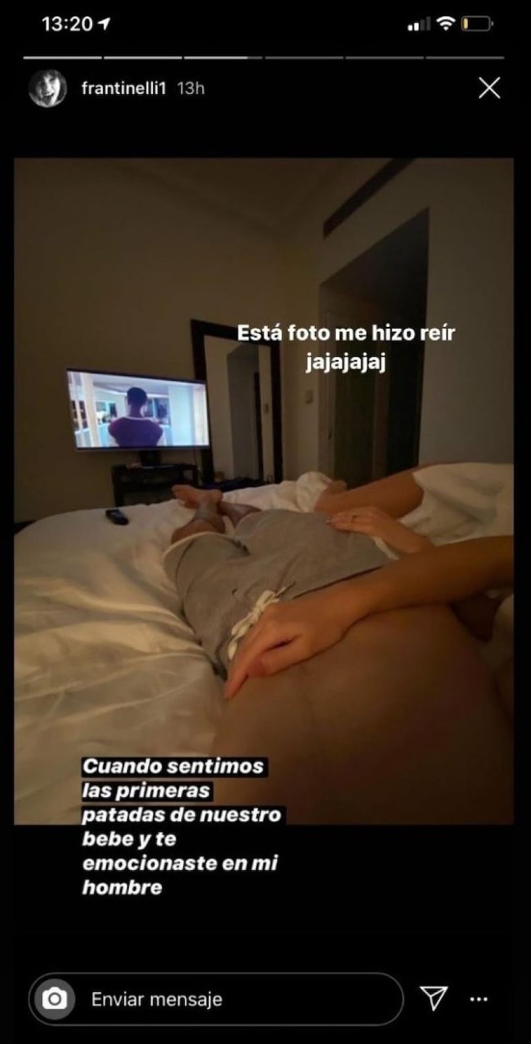 Francisco Tinelli y su novia subieron una foto con una frase que generó dudas: "Nuestro bebé"