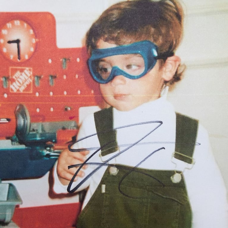 Franco Colapinto, cuando apenas era un bebé (Foto: IG F1).