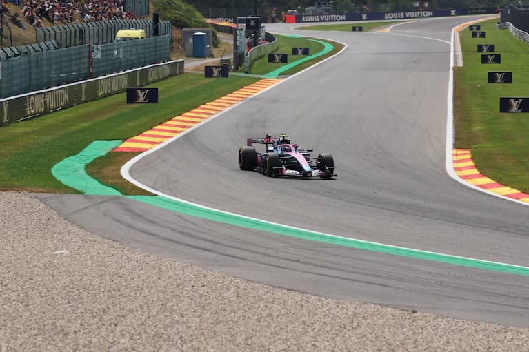 Franco Colapinto en el GP de Bélgica.