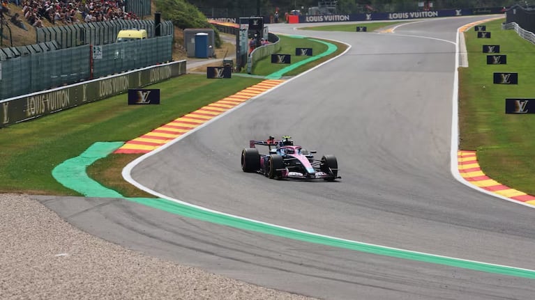Franco Colapinto en el GP de Bélgica.