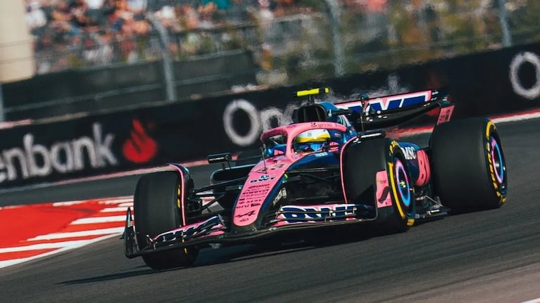Franco Colapinto en el GP de Estados Unidos.