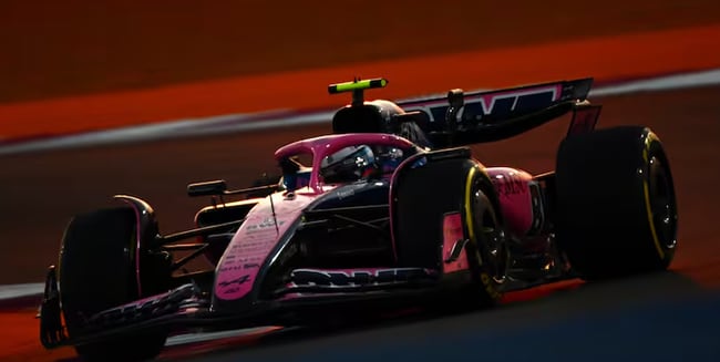 Franco Colapinto en el GP de Qatar.