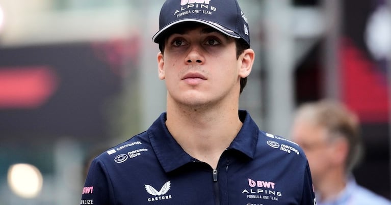Franco Colapinto en el Gp de Singapur.
