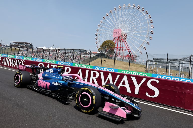 Franco Colapinto en Japón (foto: Reuters)