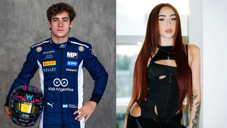 Franco Colapinto encaró a Nicki Nicole.