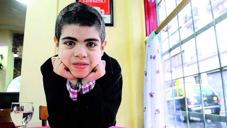 Franco en 2014, a 10 años del trasplante. Foto: Clarín