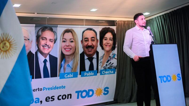 Franco es el quinto integrante de la lista K en Córdoba.