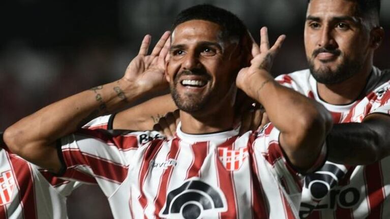 Franco Jara marcó su primer gol en Instituto.
