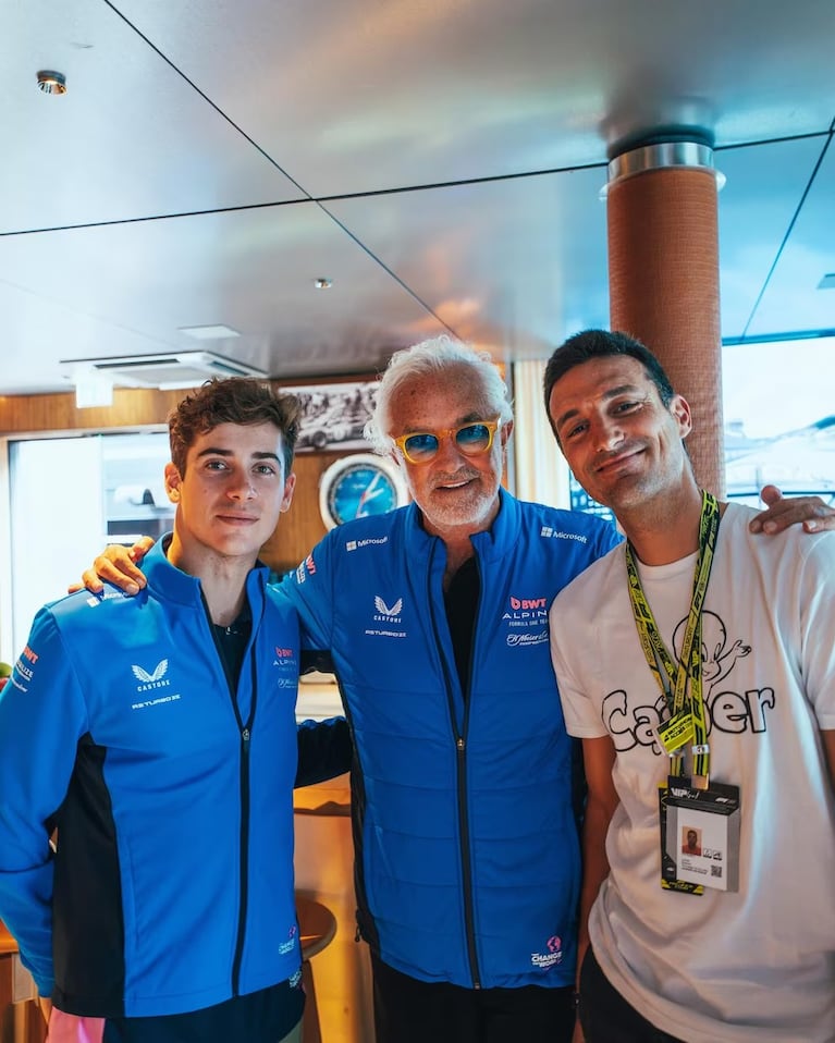 Franco recibió la visita de Scaloni en Bélgica