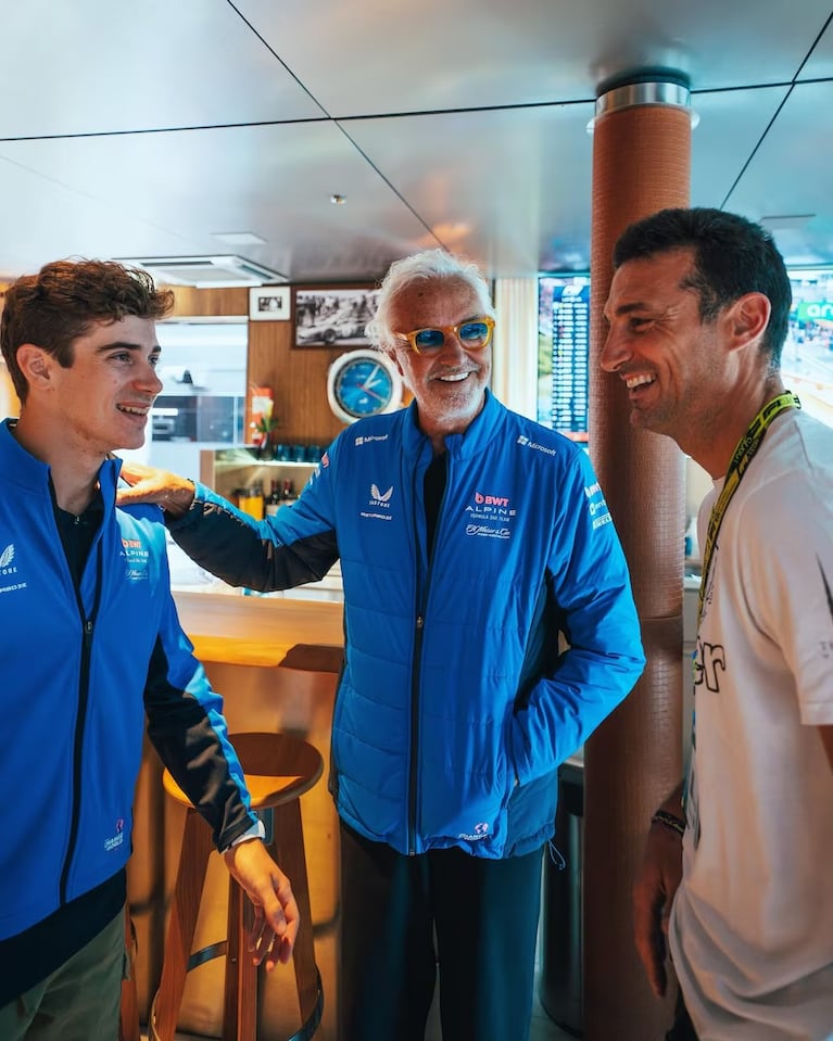 Franco recibió la visita de Scaloni en Bélgica