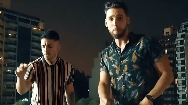 Franco "Tete" Llosas e Ignacio Meyer, vocalistas de la banda.