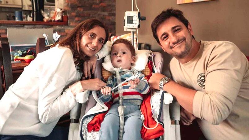 Franco y Luciana se pusieron al frente de la campaña solidaria contrarreloj. 