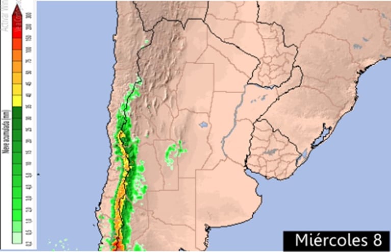 Frío, lluvia y ¿nieve?: el pronóstico para la semana en Córdoba