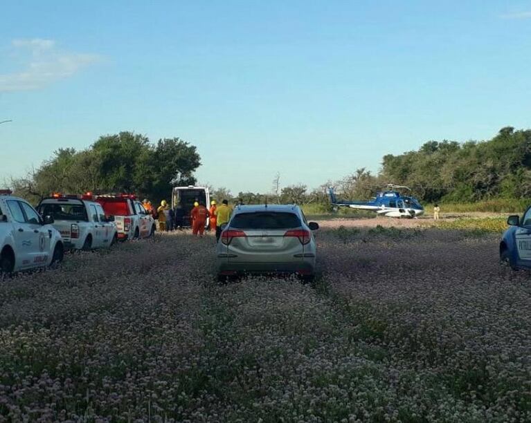 Fue a buscar choclos a un campo, se enredó con el alambre y pasó casi dos días desaparecido