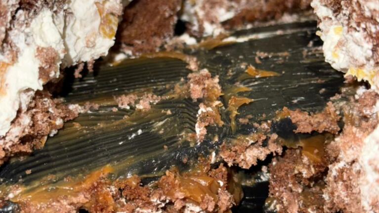 Fue a visitar a su marido a una cárcel con un celular escondido adentro de la torta.